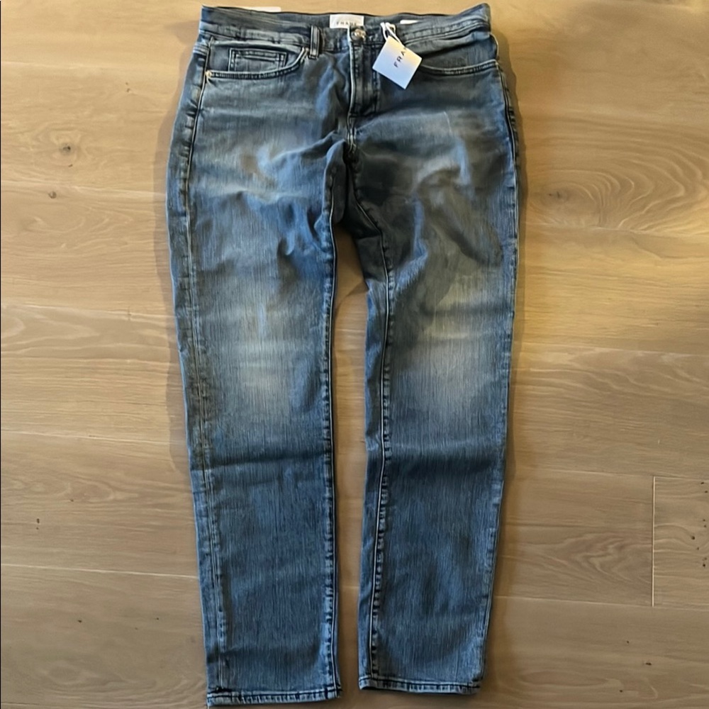 L’Homme Slim Men's Blue Jeans by Frame